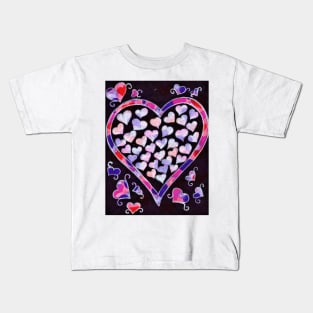 Candy Hearts Kids T-Shirt